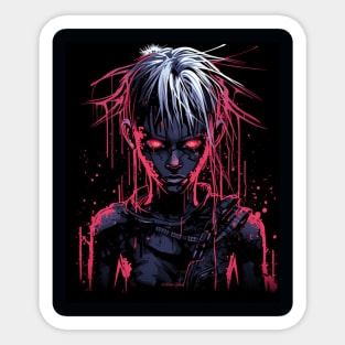 Splash Zombie Girl 2 Sticker